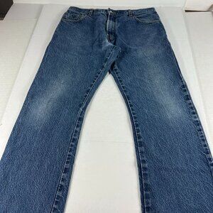 Y2K Levi's Jeans Men's 35x30* 517 Boot Cut Blue Faded Cotton Denim Tag 36x30